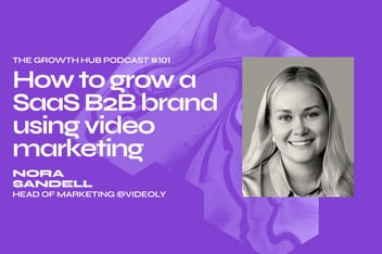 grow a b2b brand with video marketing, with Nora Sandell