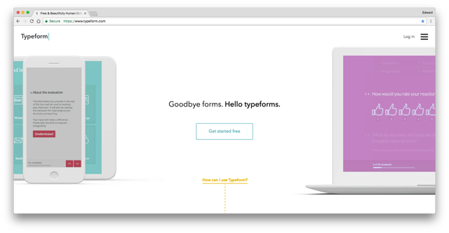 Typeform, UI, UX Design, SaaS, Application Design