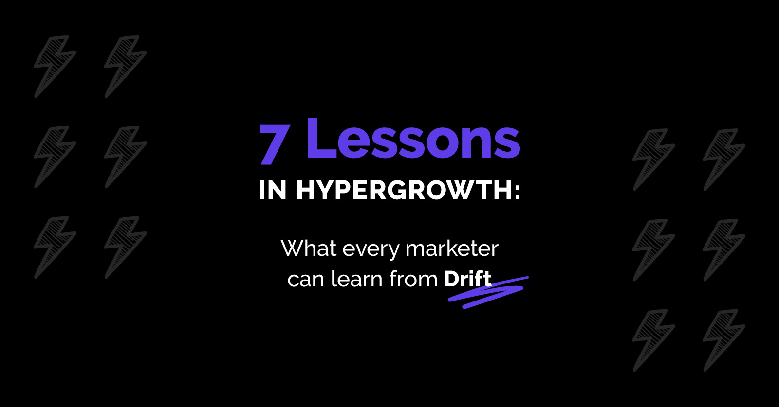 7 lessons in hypergrowth