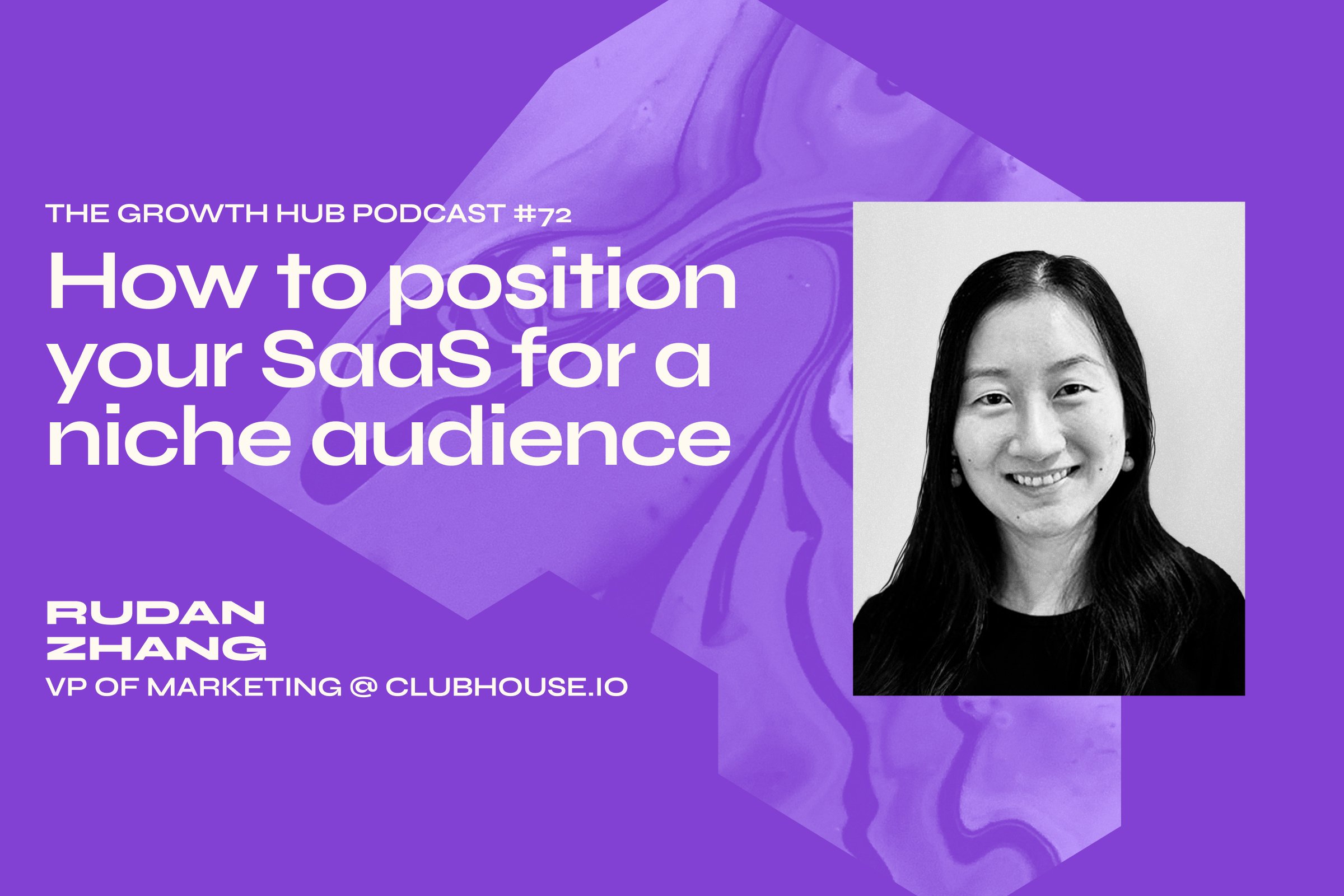 How to position your SaaS for a niche audience with Rudan Zhang, VP of Marketing at Clubhouse.io