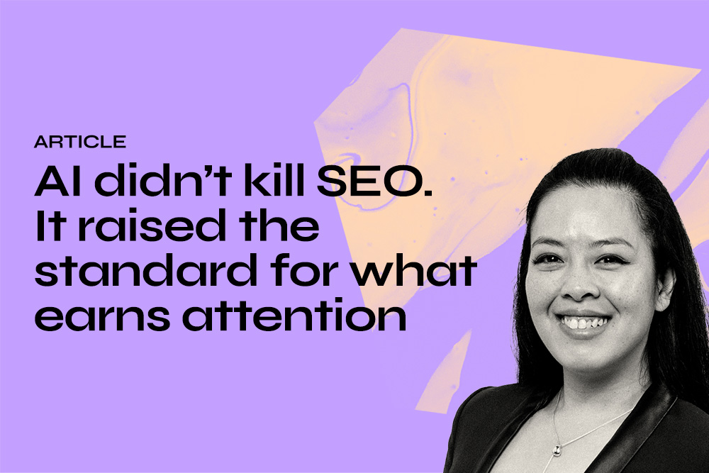 AI didn’t kill SEO. It raised the standard for what earns attention